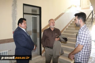 بازدید نماینده محترم شهرستان بندر انزلی جناب آقای مهندس حسن خسته بند از پروژه  در حال تکمیل ساختمان جدید آموزشکده واقع در طالب آباد بندر انزلی  7