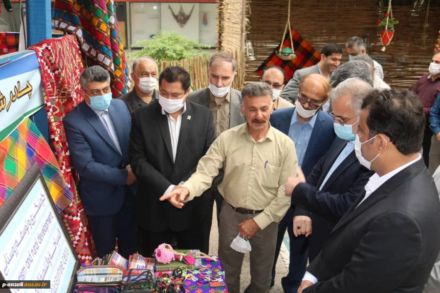 بازدید از نمایشگاه صنایع دستی و بومی منطقه آزاد تجاری انزلی 99/07/07 3