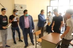 بازدید ریاست محترم آموزشکده و معاونت آموزشی و هیئت همراه از روند ثبت نام حضوری دانشجویان جدیدالورود 1400-1399 در مورخ 23/07/99 11