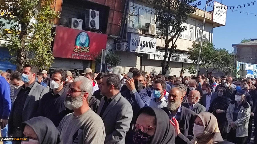 مراسم تشییع پیکر پاک شهید رضا هدایتی از مرزبانان میهن اسلامی اهل بندر انزلی 14000816 12
