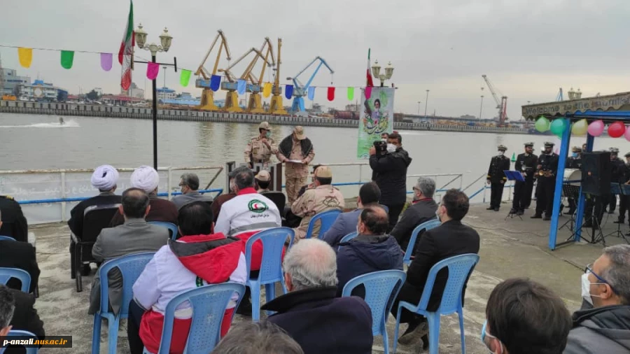 مراسم سالروز دوازده بهمن 1400 و گلزیزان مزار شهدای گمنام و رژه ناوگان نیروی دریایی 6