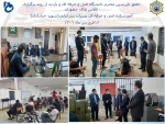 حضور بازرسین محترم دانشگاه و بازدید از روند برگزاری کلاس های حضوری سه شنبه 16فروردین 1401 2