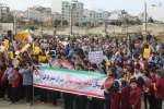 شرکت همکاران آموزشکده فنی و حرفه ای پسرانnبندر انزلی در گردهمایی حمایت از کودکان مظلوم غزه در شهرستان بندر انزلی 4