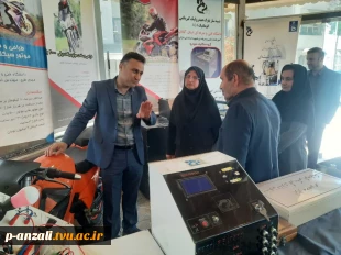 بازدید ریاست و معاونین محترم پارک علم و فناوری استان گیلان از دستاوردهای پژوهشی دانشکده فنی و حرفه ای پسران بندرانزلی 5