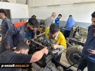 اولین دوره مسابقات تعمیر موتور دیزل دریایی مختص دانشجویان مکانیک موتورهای دریای در آموزشکده ملی مهارت بندر انزلی 3