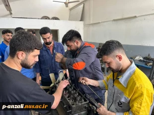 اولین دوره مسابقات تعمیر موتور دیزل دریایی مختص دانشجویان مکانیک موتورهای دریای در آموزشکده ملی مهارت بندر انزلی 7