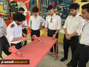 برگزاری اولین دوره مسابقات گره های ملوانی مختص دانشجویان رشته ناوبری در آموزشکده ملی مهارت بندر انزلی 5