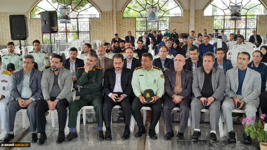 حضور همکاران آموزشکده ملی مهارت بندر انزلی در اولین سالگرد شهدای خدمت در گلزار شهدای بندرانزلی  7