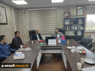 برگزاری جلسه شورای معاونین آموزشکده ملی مهارت بندر انزلی با حضور رییس واحد استانی 5
