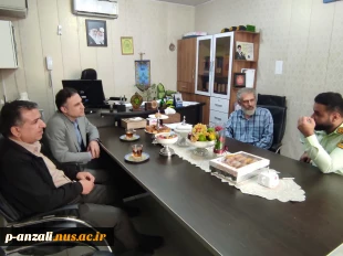 به مناسبت هفته نیروی انتظامی دیدار و تکریم  رییس آموزشکده ملی مهارت بندر انزلی با فرمانده انتظامی پاسگاه  حسن رود
 2