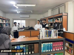 بازدید و عضویت دانشجویان نوورود آموزشکده ملی مهارت بندر انزلی در کتابخانه اداره کل بنادر و دریانوردی استان گیلان 2