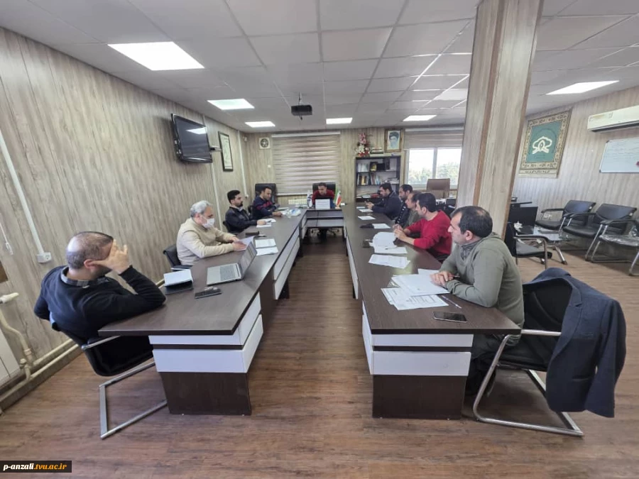 برگزاری جلسه شورای مدیران گروه در آموزشکده ملی مهارت بندر انزلی (شهید خدادادی) 2